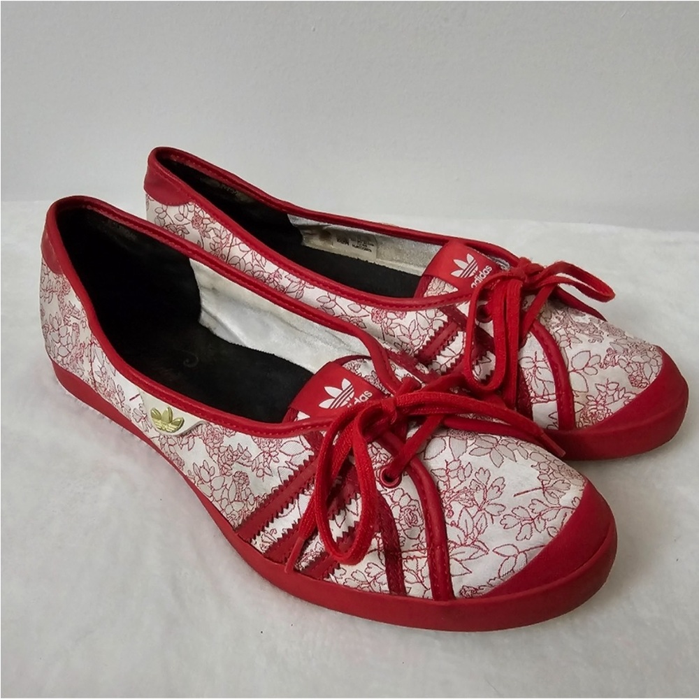 ISO Adidas Red Ballet Flat size 9-10 DO NOT BUY